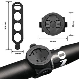 360° Rotating Bike Stem Computer Mount Bicycle Computer Handlebar Holder Mount For Garmin XOSS WAHOO GPS Meter Base MTB Road Bike Stopwatch Bracket