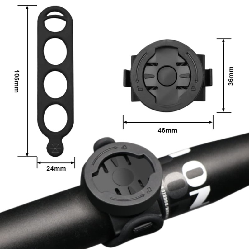 360° Rotating Bike Stem Computer Mount Bicycle Computer Handlebar Holder