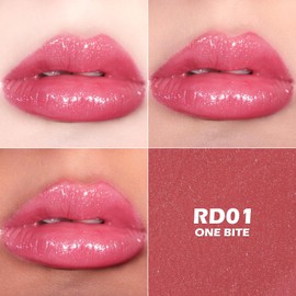 FOCALLURE Moisturizing Shiny Lipstick,Pearl Shimmery Finish,Hydrating Tinted Lip Balm with Creamy Texture,Long Lasting High Pigmented Lip Stain,One Bite