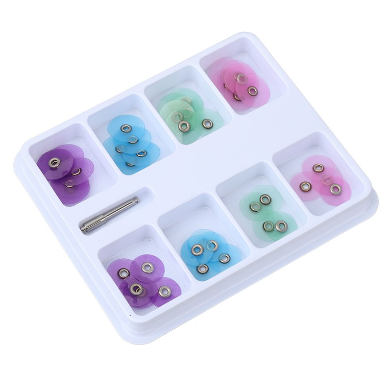 40pcs Dental Polishing Discs Teeth Whitening Resin Oral Teeth Finishing