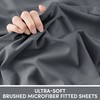 Moonlight Bedding Double Fitted Sheet - 25cm Deep Pockets Ultra