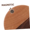 Levemolo Brass Wooden Door Bell Magnetic Attaching Door Chime Home