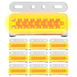 Moderno La Tail Side Marker LED 24V Thin General Purpose Truck COB LED Downlight Waterproof 10pcs SN-246-SM (White)