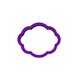 Oval Plaque #2 Cookie cutter