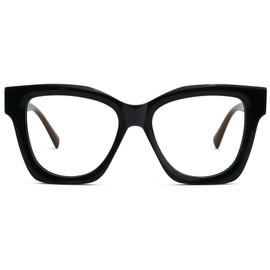 Zeelool Stylish Oversized Square Glasses Blue Light Blocking Glasses for Women Men Ada ZJGA228324-01 Black