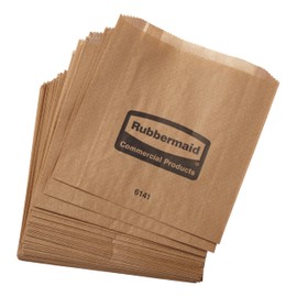 Rubbermaid Commercial Products Feminine Hygiene Sanitary Bin Bags, 50 Bags/Bundle, Durable, Disposable, for Restrooms in Restaurants/Hotels/Schools/Airports/Offices