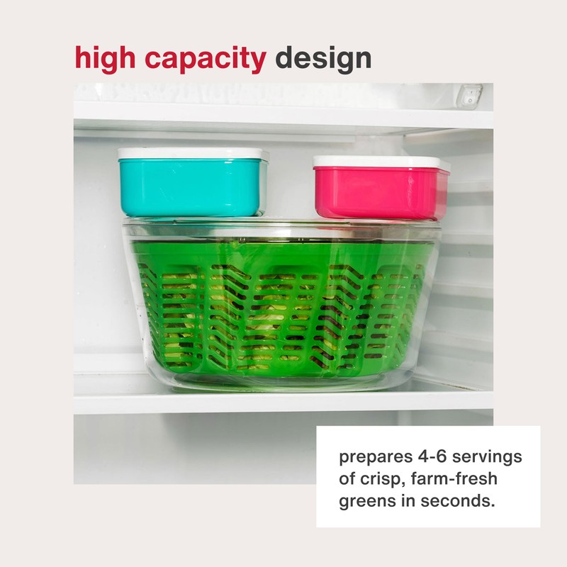 Zyliss Easy Spin 2 AquaVent Large Salad Spinner - Salad