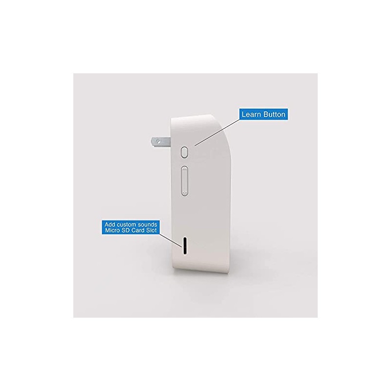 Ecolink Z-Wave 700 Chime + Siren, Z-Wave Plus S2 Enabled,