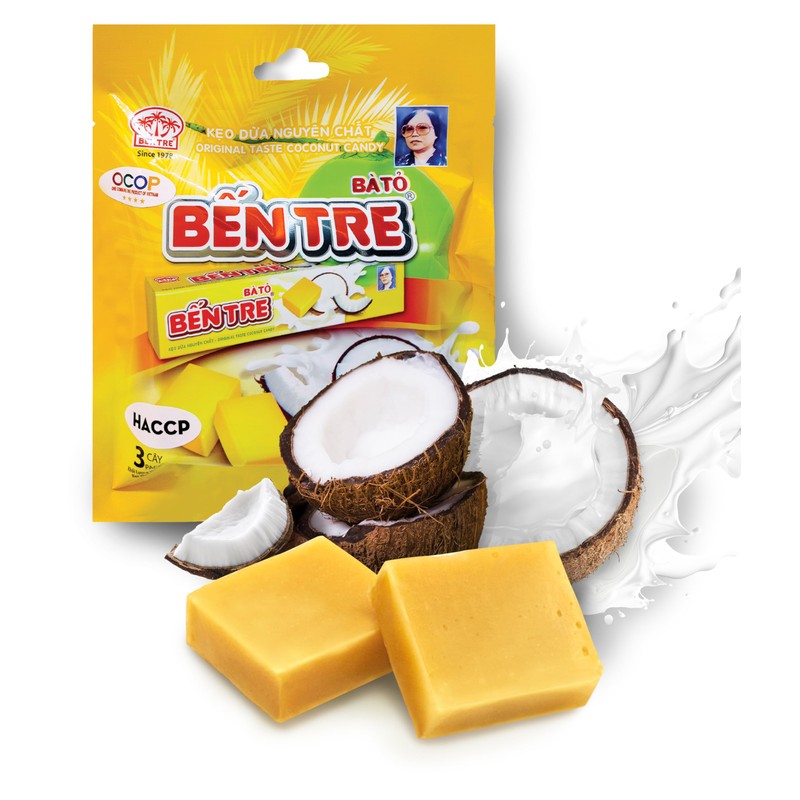 BEN TRE 5 Sorten Kaubonbon - Original Kokosnuss - Exotische