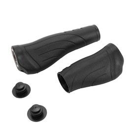 Plastic Short Long Mountain Folding Bike Handlebar Bar Grips (1 x long+1 x short)