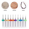 BLMHTWO 20 Pieces Hand Drill, 0.3mm-1.2mm Micro Drill Bit Set