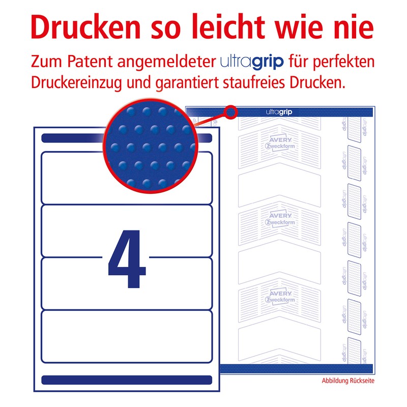 Avery Zweckform L4761-25 Folder Labels for Wide Folders Short e.g.