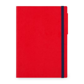 Legami - Maxi Weekly Planner, 12 Months, from January 2024 to December 2024, in 6 Languages, Elastic Closure, Monthly Planner, January 2025, Holiday Planner, Address Book, 19.5 x 26.5 cm, Red Passion