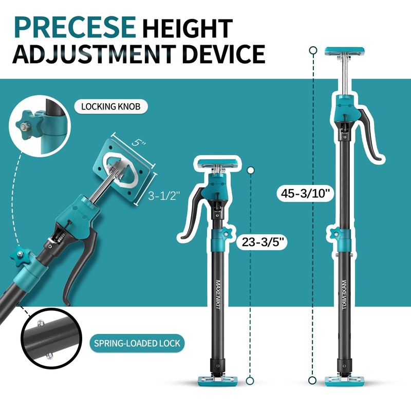 MAXENIKIT Third Hand Support Pole Heavy Duty, Cabinet Jacks for