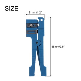 Sourcing Map Cable Stripper 45-163 Standard Fiber Optic Cable Stripper Cutter Crimper 1 Pcs