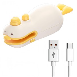 Mini sellador de bolsas, sellador y cortador 2 en 1, sellador trmico magntico y colgante recargable por USB, accesorios de cocina lindos y prcticos...