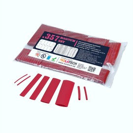 ISOLATECH 357-Piece Magnum Heat Shrink Tubing Blank Set Bag Red 2:1 without Glue