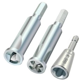 Fowecry Wire Turning Tool, 3/5 Way Wire Stripping Tool, Wire Stripper and Twister, Wire Twister 3 Pieces