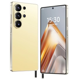 Original S26 2026 Ultra Smartphones 22GB+2TB 5G Dual 108MP Rear HD 7.3 Inch Android 15 120W Face Recognition Deca Core Spanishcolor: Beige, plug: AU, ram: 22GB, storage capacity: 1TB