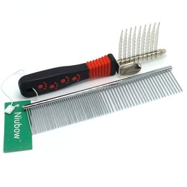 Niubow Dematting Comb (Dematting Comb + Grooming Comb)