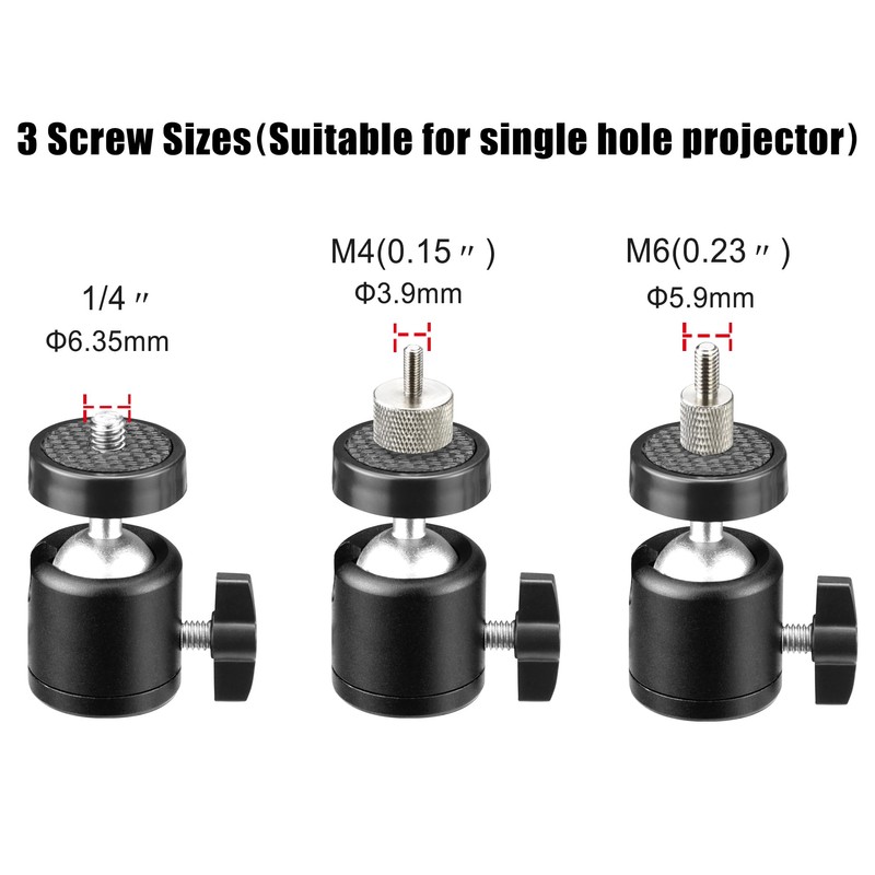 2-Be-Best Projector Mount Mini Projector Ceiling Mount Adjustable Bracket Universal