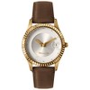 Tamaris Women's Watch Debby Gold Plated Brown Leather B07112010