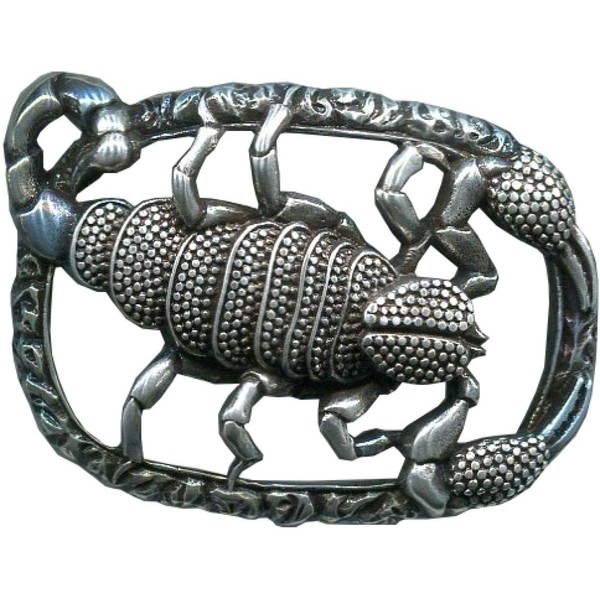 Brazil Lederwaren Belt Buckle Scorpion 2.5 cm | Buckle Interchangeable