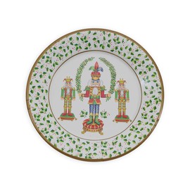 Nutcracker Christmas Dinner Plates - 8 Per Package