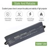 Waterproof LED Driver 100 Watts - 110V-260V AC to 12V