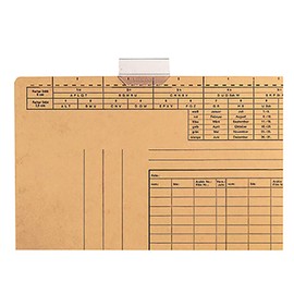 Leitz 2455/2455-00-00 Full View Tabs 50 mm Colourless Pack of 50