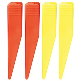 Shinwa Sokutei 74192 Scale Clip, For Width 2.4 inches (60 mm), Red, Yellow, 2 Each