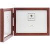 Lawrence Frames Hinged Double (Horizontal) Walnut Wood Picture Frame, Gallery