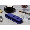 DiLoro - Funda de piel para bolígrafos o lápices (violeta)