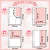 H&J A5 6 Hole Trading Card File Storage Holder Clear