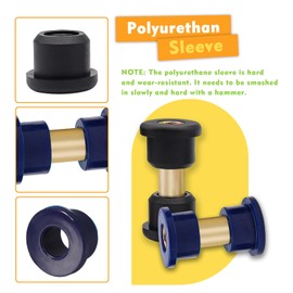 CLUBRALLY Club Car DS Deluxe Golf Cart Front and Rear End Repair Bushing Kits for 1993-Up