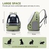 Cawypety Cat Backpack Carrier, Breathable Cat Carrier Large Space Bubble