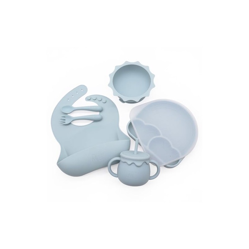 Platos para Bebe - Alimentación Complementaria bebe, Cubiertos para Bebe,
