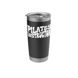 Pilates Instructor Retro Groovy Funny Reformer Pilates Stainless Steel Insulated Tumbler