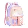 Kids Backpack Soft Comfortable Multi Layer Large Capacity Oxford Fabric