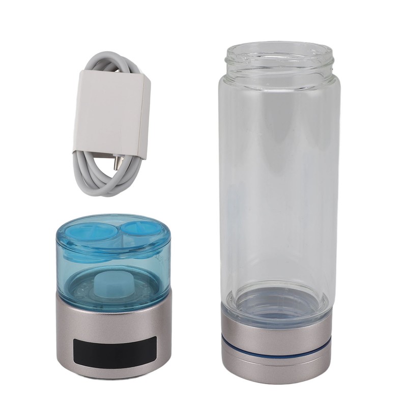 5V Hydrogen Water Bottle 260ML Capacity 2000‑9000ppb Rechargeable Portable Hydrogen