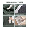 Medario Cat Litter Box with X-Large Litter Mat and Scoop,
