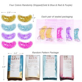 Reusable Under Eye Patches for Puffy Eyes Ice Eyes Mask Cooling Patch Gel Pad Cold Hot Therapy 8 Pack