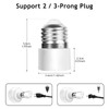 5 Pack Light Socket Outlet Adapter - E26 Light Socket
