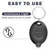 Daemson Mini LED Keychain Flashlight, Ultra Bright Micro Pocket Light,