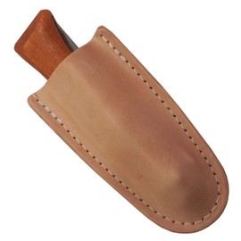 Top Grain Leather Knife Sheath for Wooden French #9, #10 & #12 Folding Knives