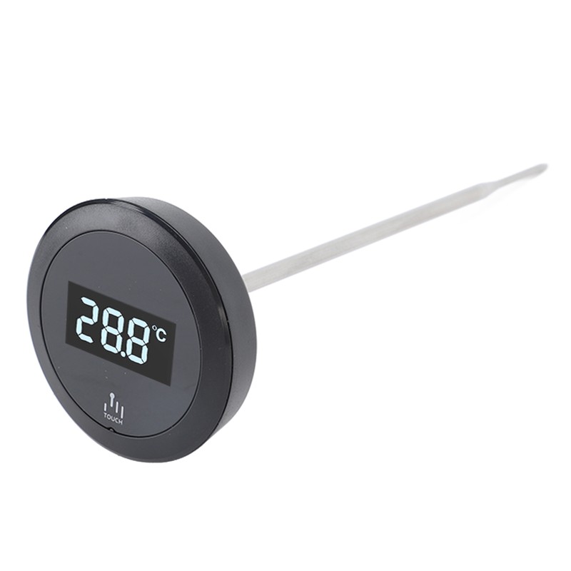 Digital Touch Screen Thermometer IP65 Waterproof Thermometer with Stainless Steel