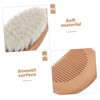 Ipetboom 2Pcs Bathing Brush and Hair Comb Set Comfortable Wooden