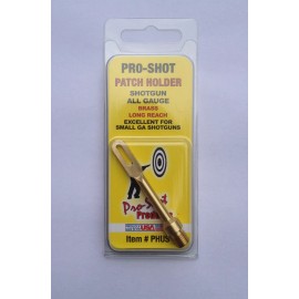 Pro Shot Extended Brass Patch Holder For Shotgun / Slug Gun of All Gauges