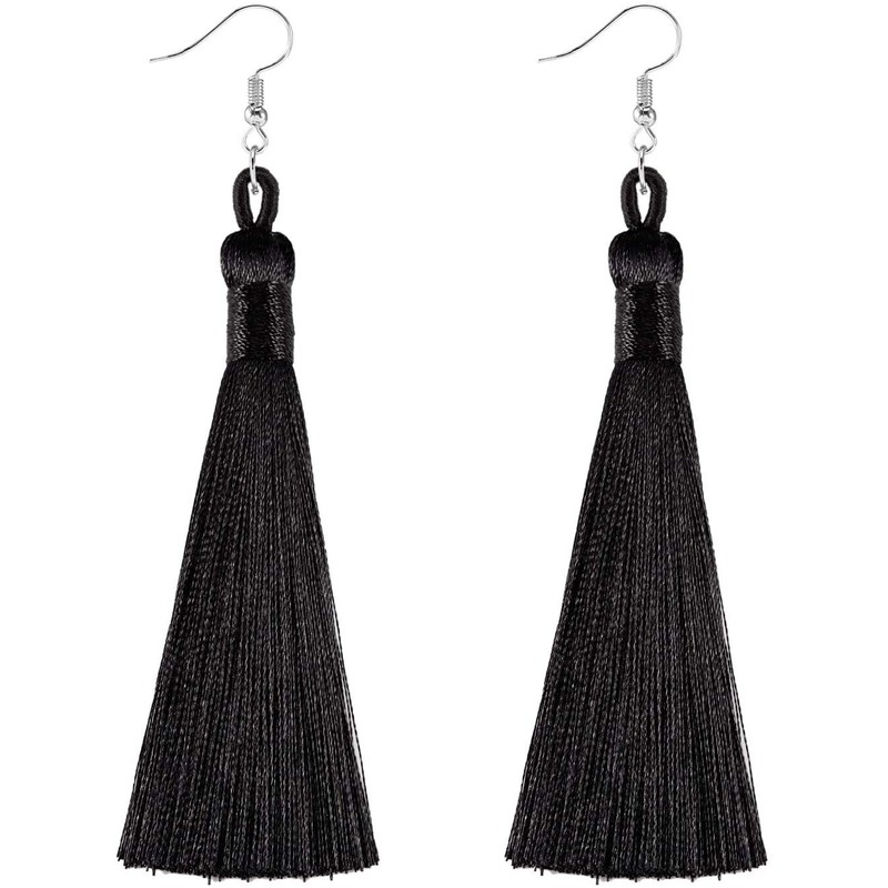 20 Pcs Glossy Material Tassel Craft Accessories Parts Curtain Tassel