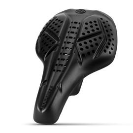 ROCKBROS Bike Seat Cover Gel Bicycle Seat Cover Breathable Cushion Saddle Cover for Men and Women Black/Grey (25.5 * 18cm)